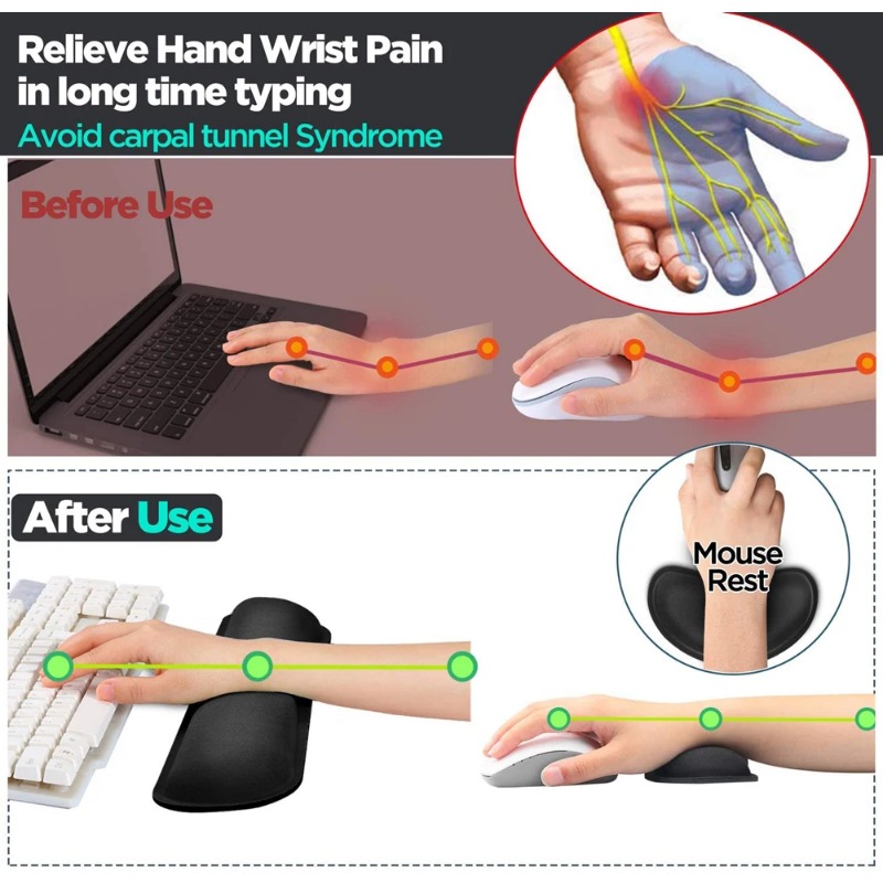 Ergonomic Keyboard Wrist Rest  - Gaming Keyboard Ergonomics review and price