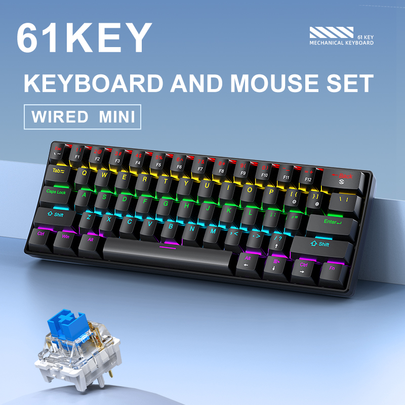 APAYADO K61 Mini Mechanical Ke - Gaming Keyboard And Mouse For Xbox review and price