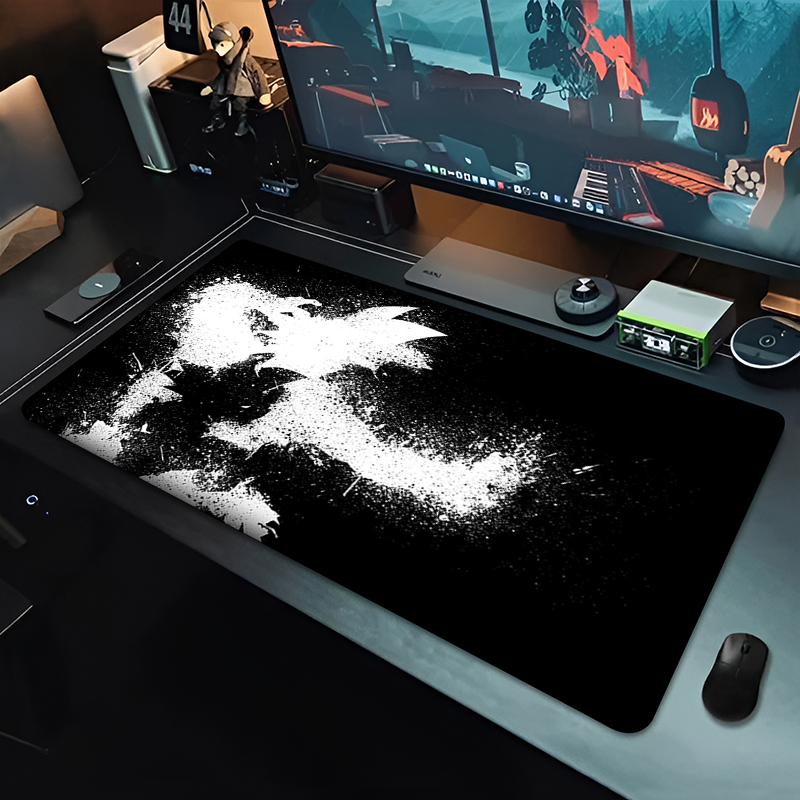 DBZ Black Anime Mouse Pad Drag - Gaming Keyboard Esports review and price