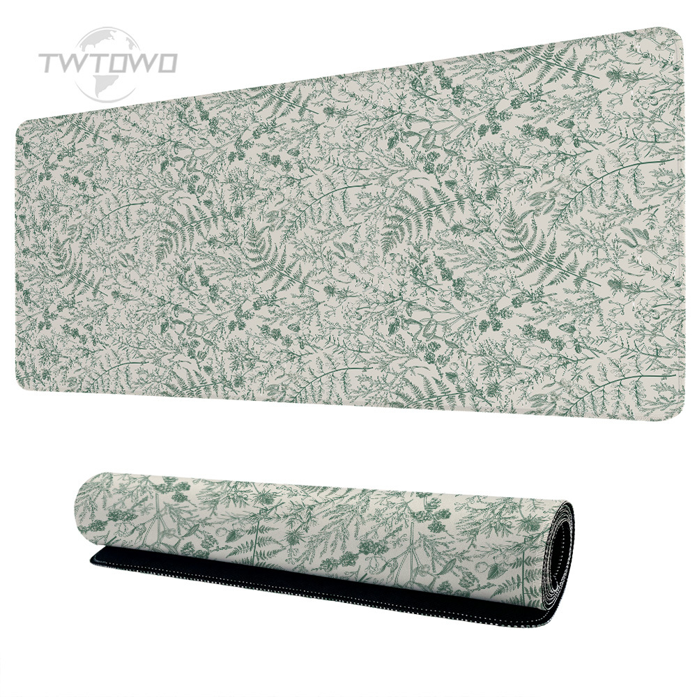 Mouse Pad Gaming Green Flower  - Gaming Keyboard Mouse Combo review and price