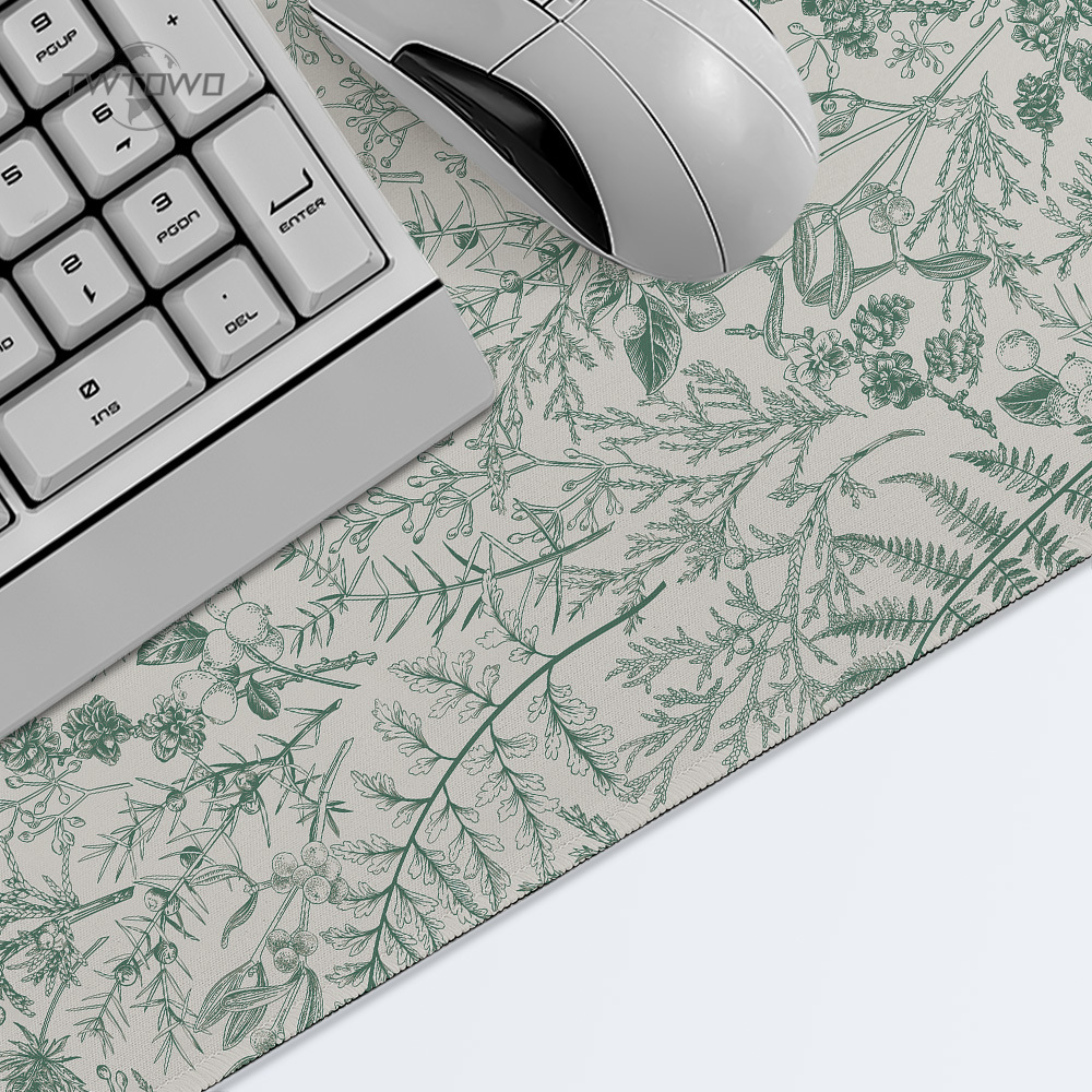 Mouse Pad Gaming Green Flower  - Gaming Keyboard Mouse Combo review and price