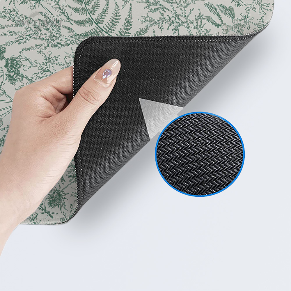 Mouse Pad Gaming Green Flower  - Gaming Keyboard Mouse Combo review and price