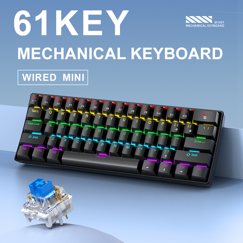 K61 Wired Mechanical Gaming Ke - Gaming Keyboard And Mouse For Xbox review and price